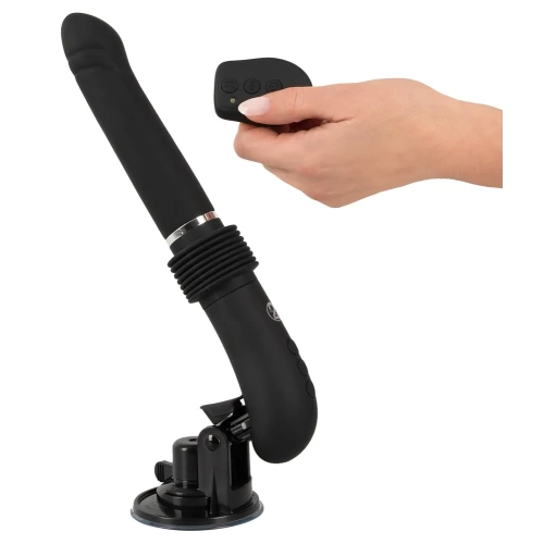 Vibrating dildo with remote control and "back and forth" movement Fucking Machine [3]