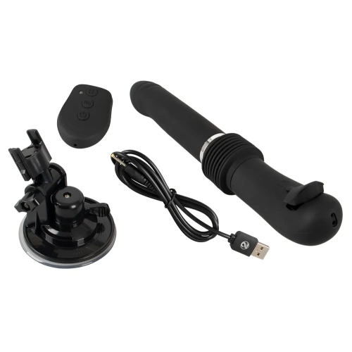 Vibrating dildo with remote control and "back and forth" movement Fucking Machine [5]