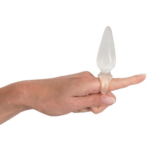 Anal Finger Butt Plug transparent [2]