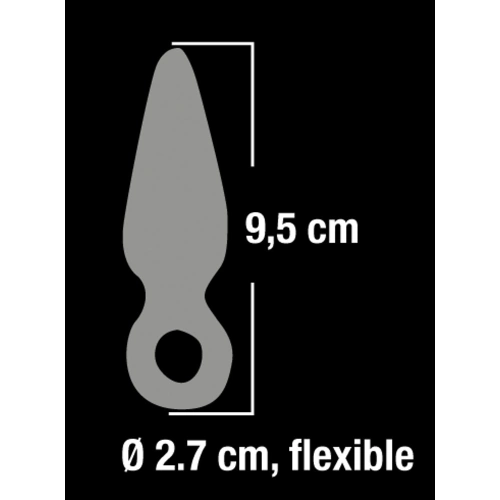 Anal Finger Butt Plug transparent [3]