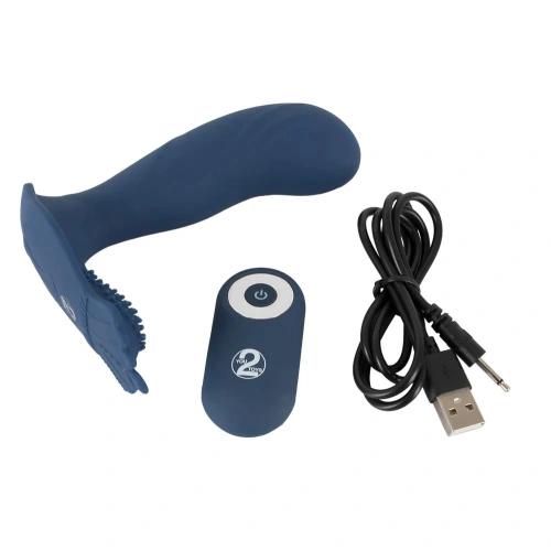 Rechargeable Silicone Prostate Stimulator with Remote Vibrating Butt Plug [9]