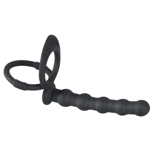 Ralica Penis ring with anal stimulator Black Velvets Cock [2]