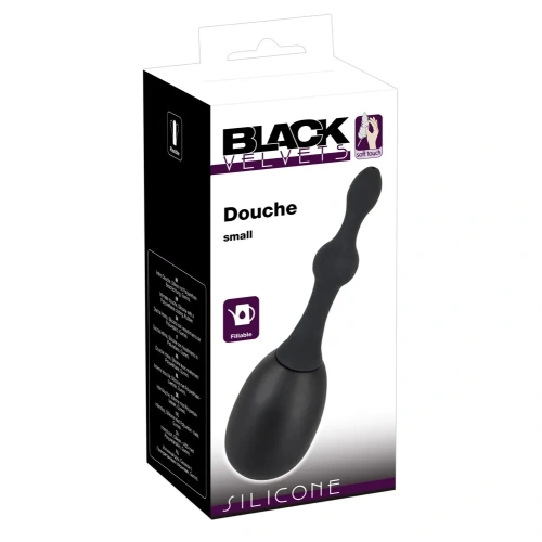 Dilyana- Black Velvets small silicone anal douche [5]