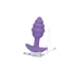 **Dilyana- Small Silicone Anal Dilator Cuties Purple [6]