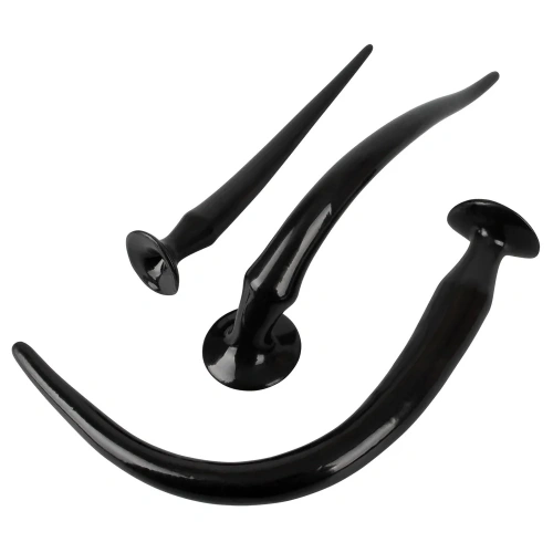 Nina - Set of 3 long flexible anal toys Super Long Butt Plug Set [2]