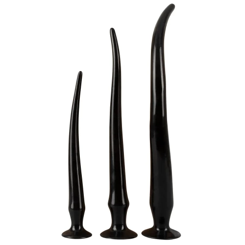 Nina - Set of 3 long flexible anal toys Super Long Butt Plug Set