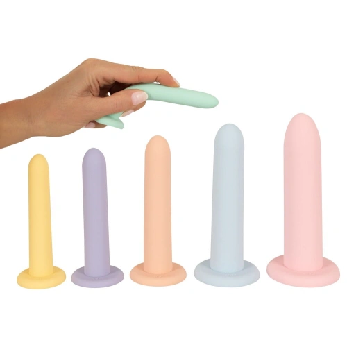 Set of 6 silicone dildos - dilators Six In A Row [1]
