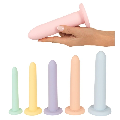 Set of 6 silicone dildos - dilators Six In A Row [2]