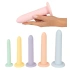Set of 6 silicone dildos - dilators Six In A Row [2]