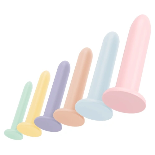 Set of 6 silicone dildos - dilators Six In A Row [5]