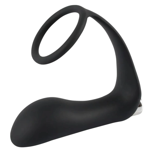 Black Velvets Vibrating Prostate Stimulator with Penis Ring [2]