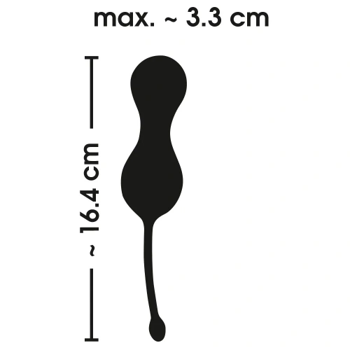 Sweet Smile Rechargeable Silicone Vibrating Balls with Remote [5]