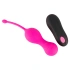 Sweet Smile Rechargeable Silicone Vibrating Balls with Remote