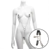Metal clitoris and nipples clamps with chain BDSM [1]