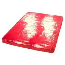 **Zhu*Lack vinyl sex bed linen red