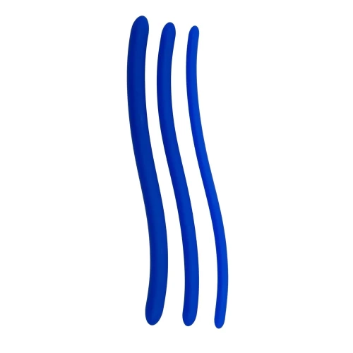 Dilyana Set of 3 pcs. urethral dilators from silicone Blue Silicone Dilator Set