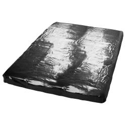 **Zhu*Lack vinyl sex bed linen black
