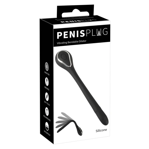 Flexible vibrating urethral dilator Penis Plug [8]