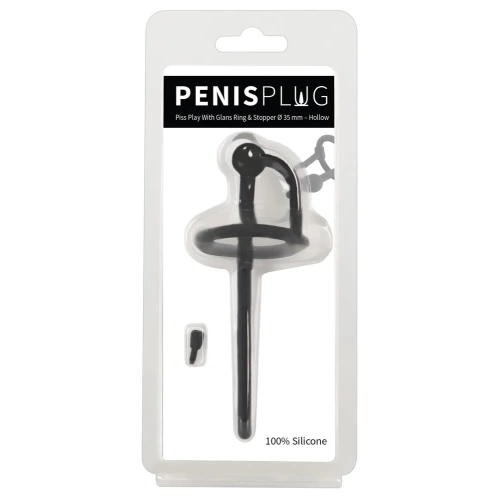 Nina - Silicone urethral dilator with stopper and penis ring Penis Plug [6]