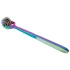 Metal BDSM toy with sharp spikes and three wheels Rainbow Triple Pinwheel hologram colour [3]