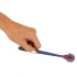 Metal BDSM toy with sharp spikes and three wheels Rainbow Triple Pinwheel hologram colour [6]