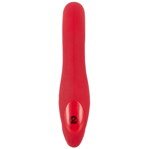 **Nina - Triple Teaser Rechargeable Strapless Vibrator with Remote Control Red [3]