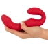 **Nina - Triple Teaser Rechargeable Strapless Vibrator with Remote Control Red [5]