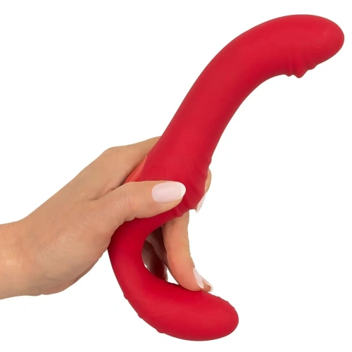 **Nina - Triple Teaser Rechargeable Strapless Vibrator with Remote Control Red [6]