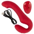 **Nina - Triple Teaser Rechargeable Strapless Vibrator with Remote Control Red [7]