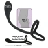 Double penis ring with anal stimulator Black Velvets [7]