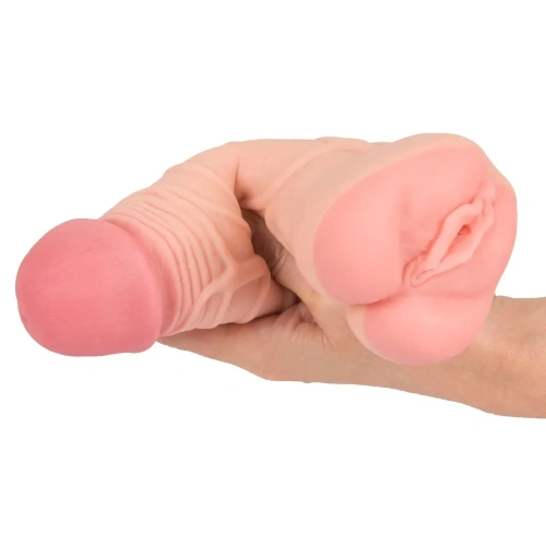 Realistic penis extender and masturbator Nature Skin [4]