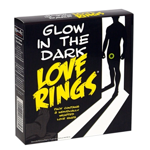 3 pcs. Love Rings luminous cock rings [3]