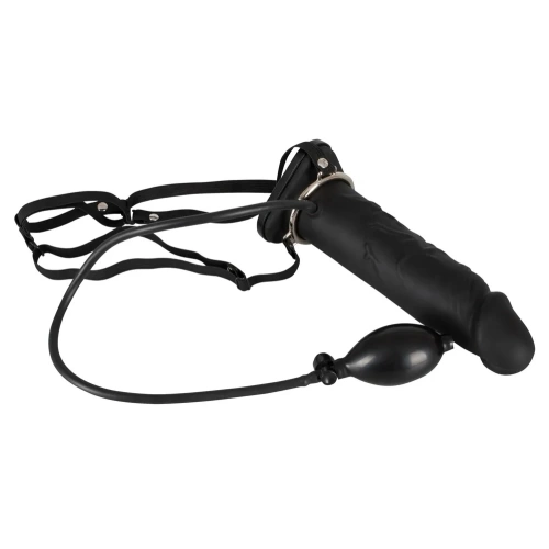 **Nina - Strap-on with a hollow silicone inflatable dildo Inflatable Strap-on [1]