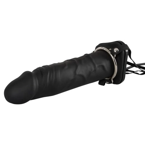 **Nina - Strap-on with a hollow silicone inflatable dildo Inflatable Strap-on [3]