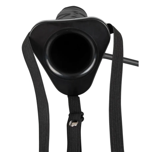 **Nina - Strap-on with a hollow silicone inflatable dildo Inflatable Strap-on [4]