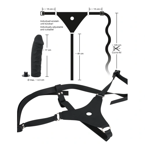 You2Toys Silicone Strap-on Belt with dildo [7]