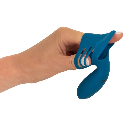 Sweet Smile Rechargeable Silicone Vibrating Cock Ring [7]