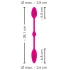 Sweet Smile Love Balls Rechargeable Dual Remote Control Stimulator [12]