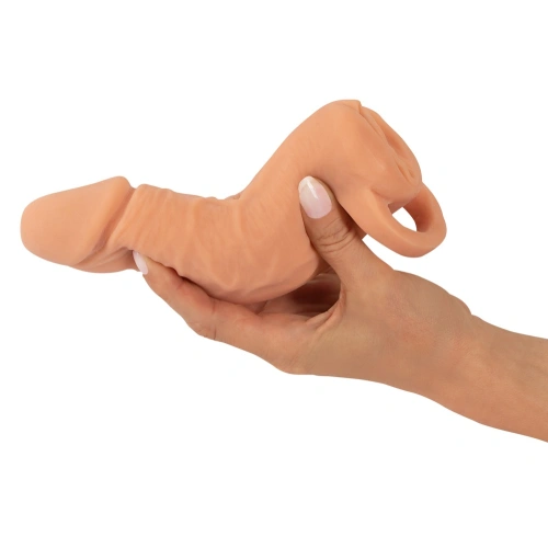 2 in 1 realistic penis extender and vagina masturbator Nature Skin size M +3 cm. [11]