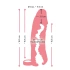 2 in 1 realistic penis extender and vagina masturbator Nature Skin size M +3 cm. [12]