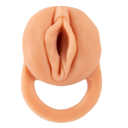 2 in 1 realistic penis extender and vagina masturbator Nature Skin size M +3 cm. [5]