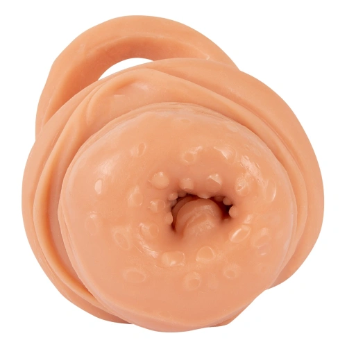 2 in 1 realistic penis extender and vagina masturbator Nature Skin size M +3 cm. [6]