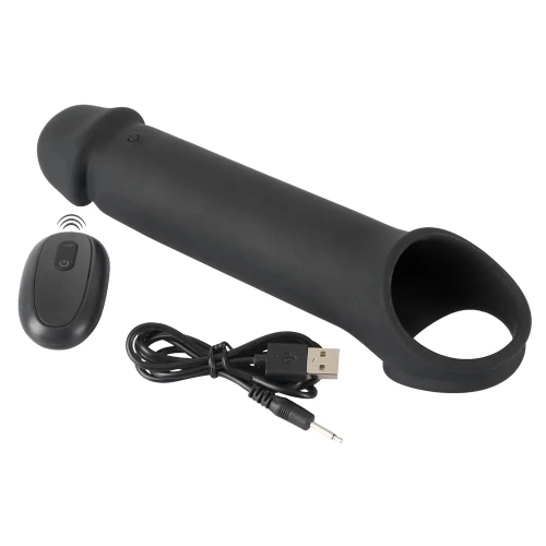 Nina - Rebel Remote Control Rechargeable Vibrating Silicone Penis Extender [1]