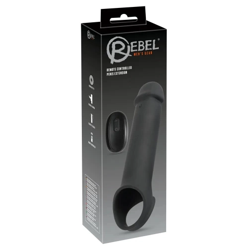 Nina - Rebel Remote Control Rechargeable Vibrating Silicone Penis Extender [11]