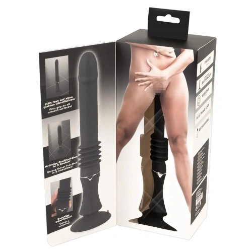 Fucking Machine rechargeable vibrating dildo with back and forth motion [7]