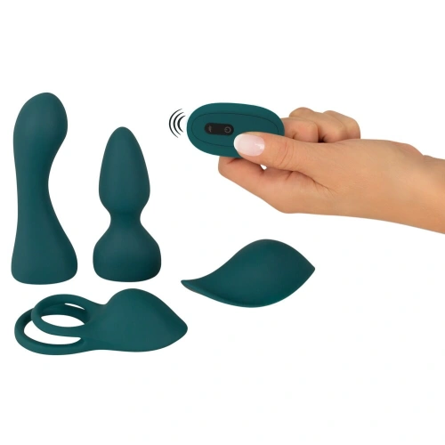 Luxury Sex Toy Set with Rechargeable Mini Vibrator and Remote Control Couples Choice [2]