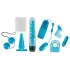 Set of sex toys Blue Appetizer 8 pieces