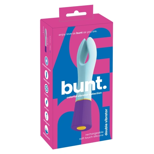 Bunt Dual Tip Rechargeable Silicone Vibrator Double [11]