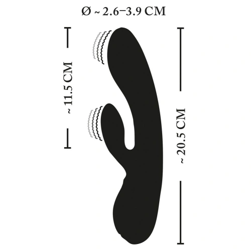 Rabbit vibrator with electro stimulation XouXou E-Stim Rabbit [9]