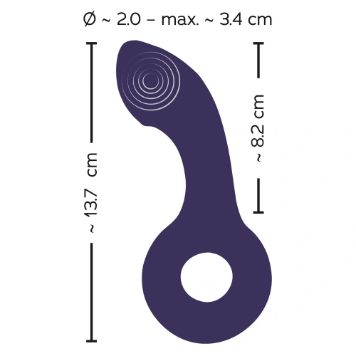 Dilyana- Rechargeable G and P-spot stimulator made of silicone Sweet Smile [10]